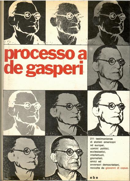 Processo a De Gasperi - Giovanni Di Capua - copertina