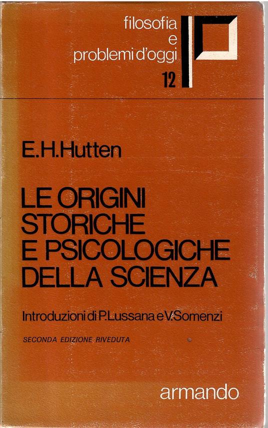 Le origini storiche e psicologiche della scienza - copertina