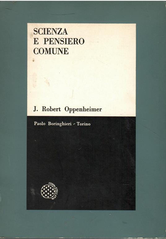 Scienza e pensiero comune - copertina