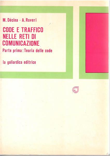 Code E Traffico Nelle Reti Di Comunicazione - copertina