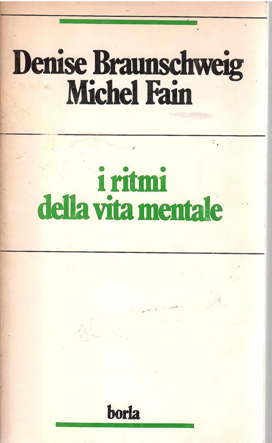 I ritmi della vita mentale - copertina