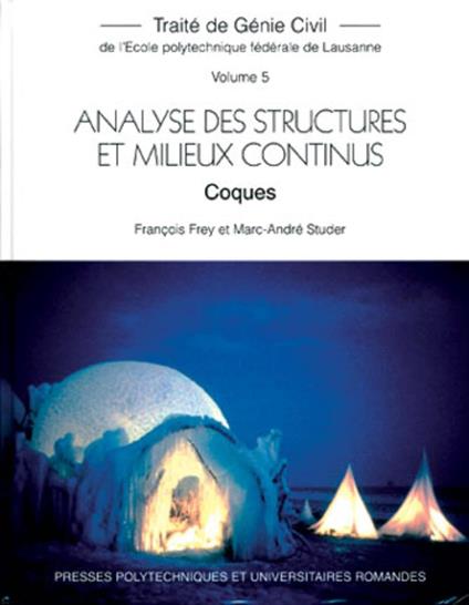 Analyse des structures et milieux continus: Coques - copertina