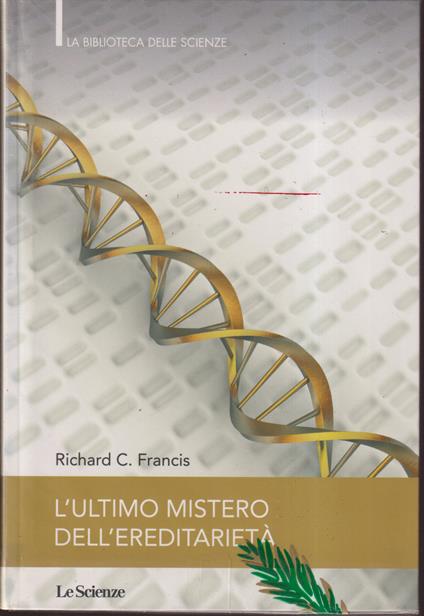 L' ultimo mistero dell'ereditarietà - copertina
