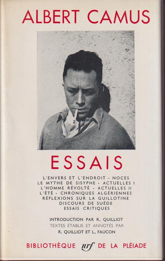 Essais - Albert Camus - copertina