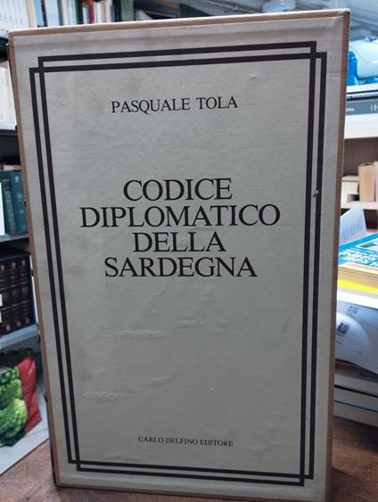 Codice diplomatico della Sardegna tomo II - copertina