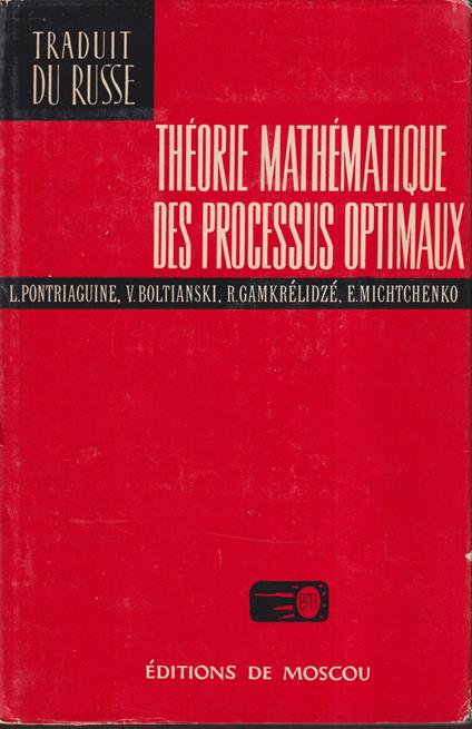 Théorie mathématique des processus optimaux - copertina