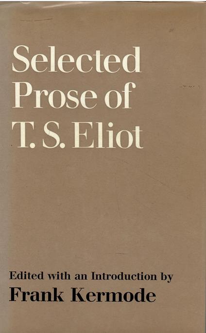 Selected Prose - copertina