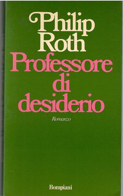 Professore di desiderio - copertina