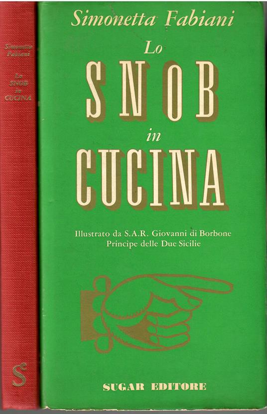 Lo snob in cucina - copertina