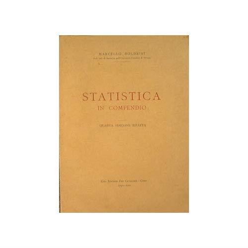 Statistica in compendio - copertina
