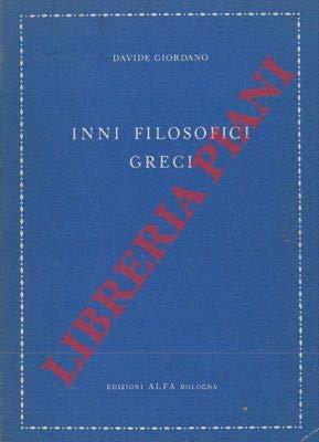 Inni filosofici greci - copertina