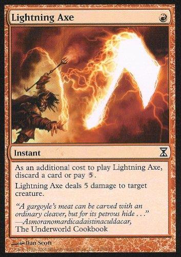 Magic The Gathering - Lightning Axe - Ascia Folgorante - Time Spiral - copertina