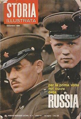 Storia Illustrata N. 9 Anno Viii Settembre 1964 - Nel Cuore Della Russia Ff08 - copertina