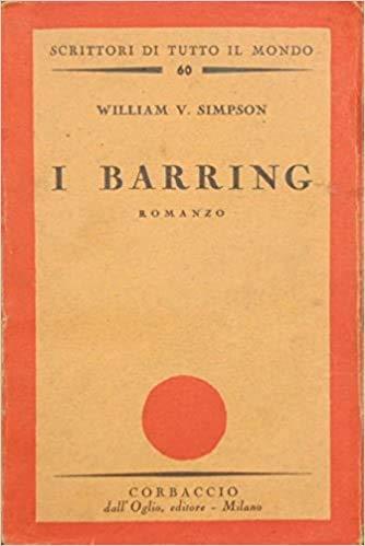 I Barring (senza data di stampa) - copertina