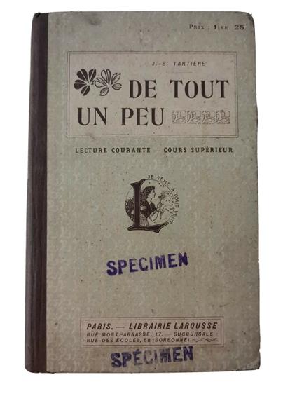De Tout Un Peu - Lecture Courante Cours Superieur - copertina