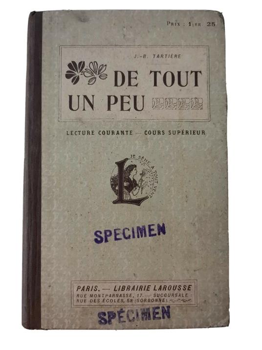 De Tout Un Peu - Lecture Courante Cours Superieur - copertina