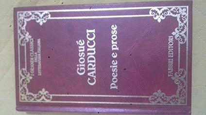 Poesie e prose - copertina