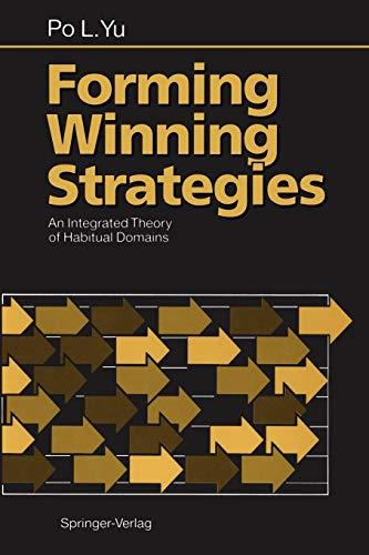 Forming Winning Strategies: An Integrated Theory of Habitual Domains - copertina