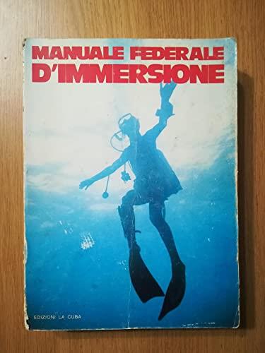 Manuale federale d'immersione - copertina