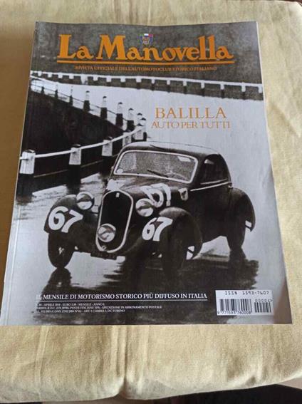 Balilla auto per tutti - La Manovella aprile 2010 - copertina