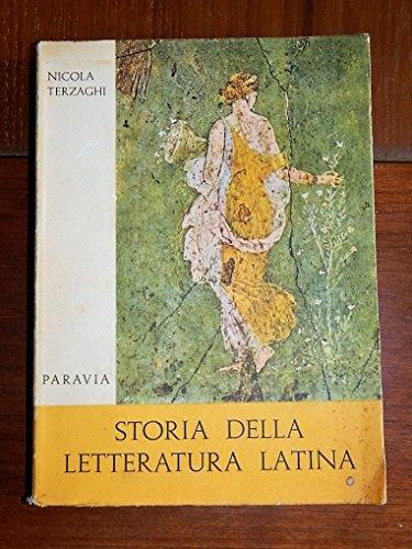 Storia della letteratura latina - copertina