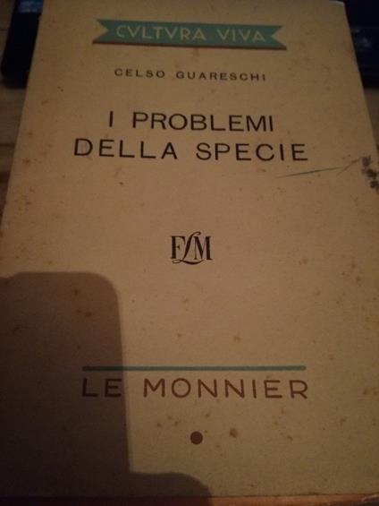 I problemi della specie - copertina