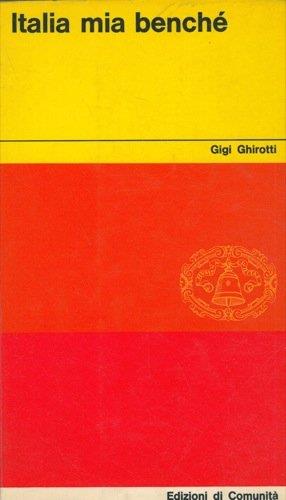 Italia mia benchè - copertina