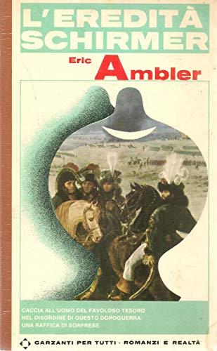 L' Eredità Schirmer. Garzanti - copertina