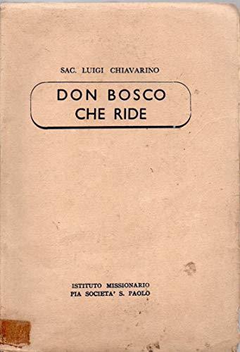 Art L218 Libro Don Bosco Che Ride - Chiavarino - Anno 1942 - copertina