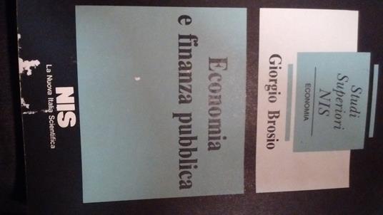 Economia E Finanza Pubblica - copertina