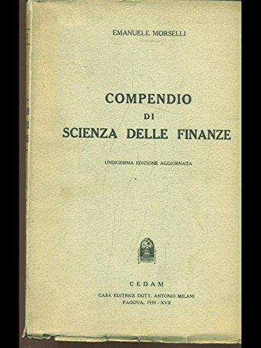 Compendio di scienza delle finanze - copertina
