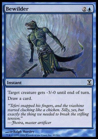 Magic The Gathering - Bewilder - Disorientare - Time Spiral - copertina