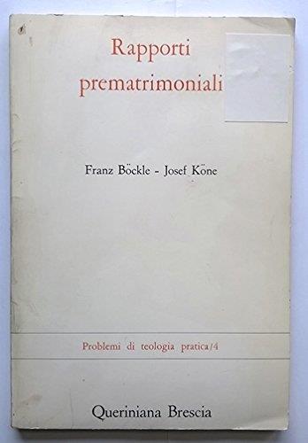 Rapporti Prematrimoniali - copertina