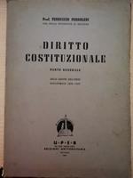 Diritto Costituzionale - Parte Generale - dalle Lezioni dell'anno accademico 1946 - 1947