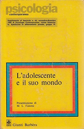 L' adolescente e il suo mondo - copertina
