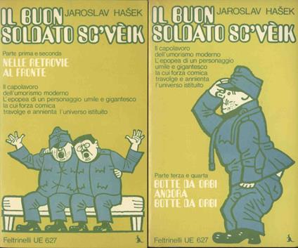 Il buon soldato Sc'veik Parte prima seconda terza e quarta - copertina