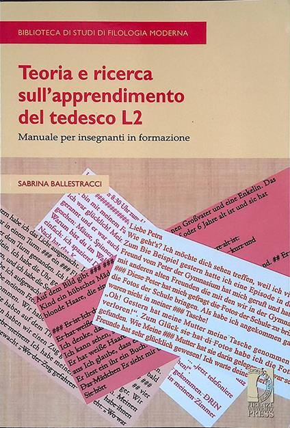 Teoria e ricerca sull'apprendimento del tedesco L2. Manuale per insegnanti in formazione - copertina