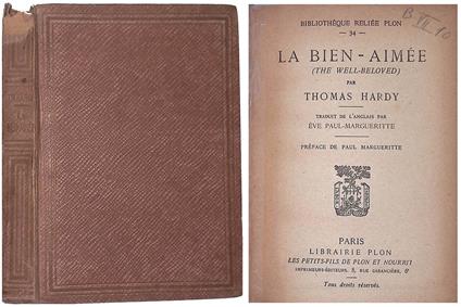 La bien-aimee. The well-beloved - Thomas Hardy - copertina