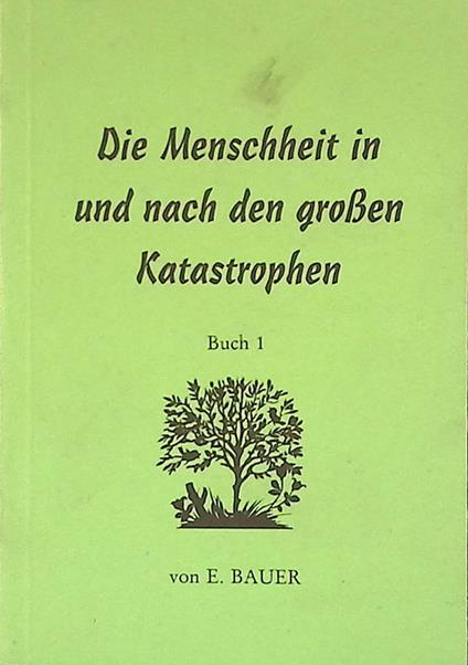 Die Menschheit in und nach den groben Katastrophen. Buch 1 - copertina