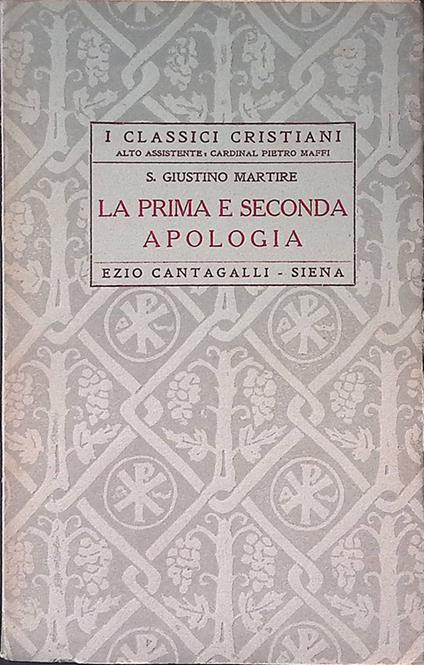 La prima e la seconda apologia - copertina