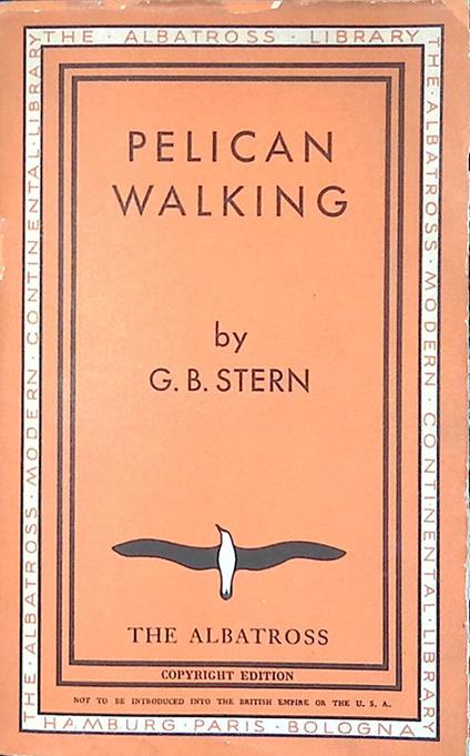 Pelican walking. Short stories - copertina