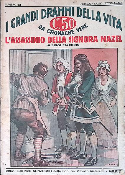 Lassassinio della signora Mazel - copertina