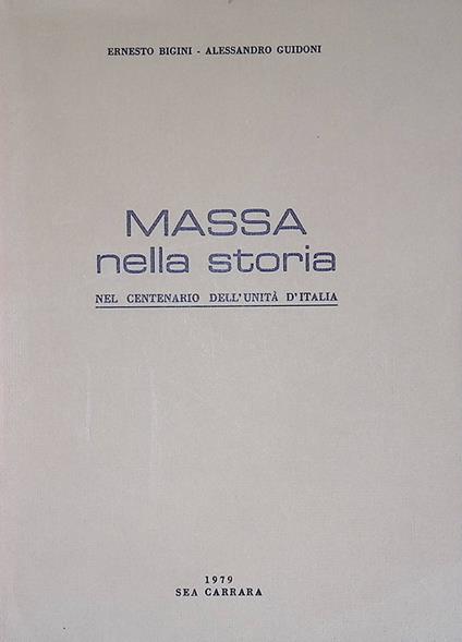 Massa nella storia. Nel centenario dell'unità d'Italia - copertina