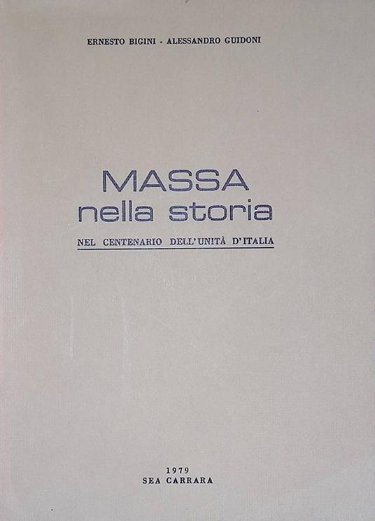 Massa nella storia. Nel centenario dell'unità d'Italia - copertina