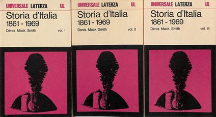 Storia d'Italia 1861-1969. 3 Volumi - copertina