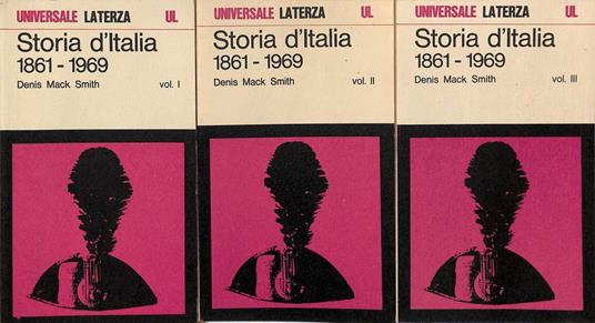 Storia d'Italia 1861-1969. 3 Volumi - copertina