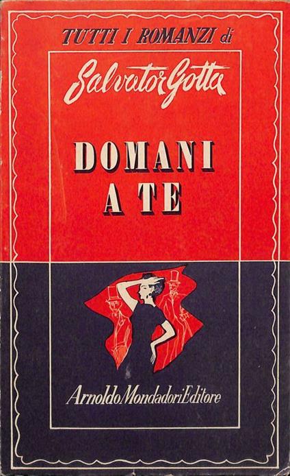 Domani a te - Salvatore Gotta - copertina