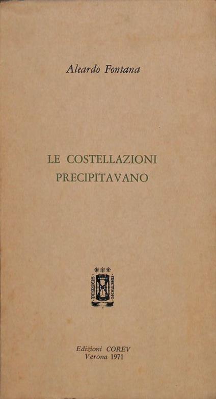 Le costellazioni precipitano - copertina