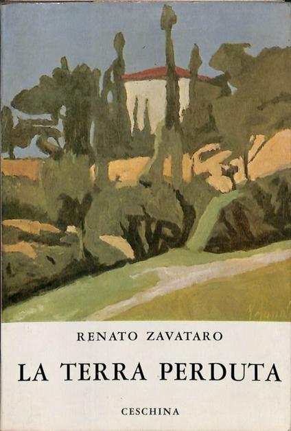 La terra perduta - Renato Zavataro - copertina