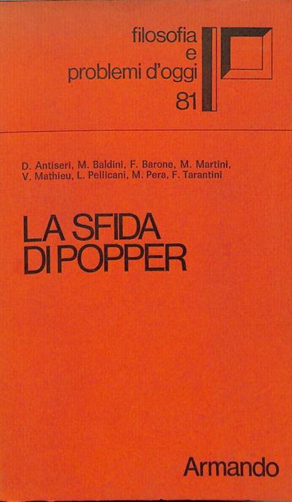 La sfida di Popper - copertina